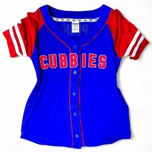 Y2K Victoria's Secret PINK Chicago Cubs baseball jersey